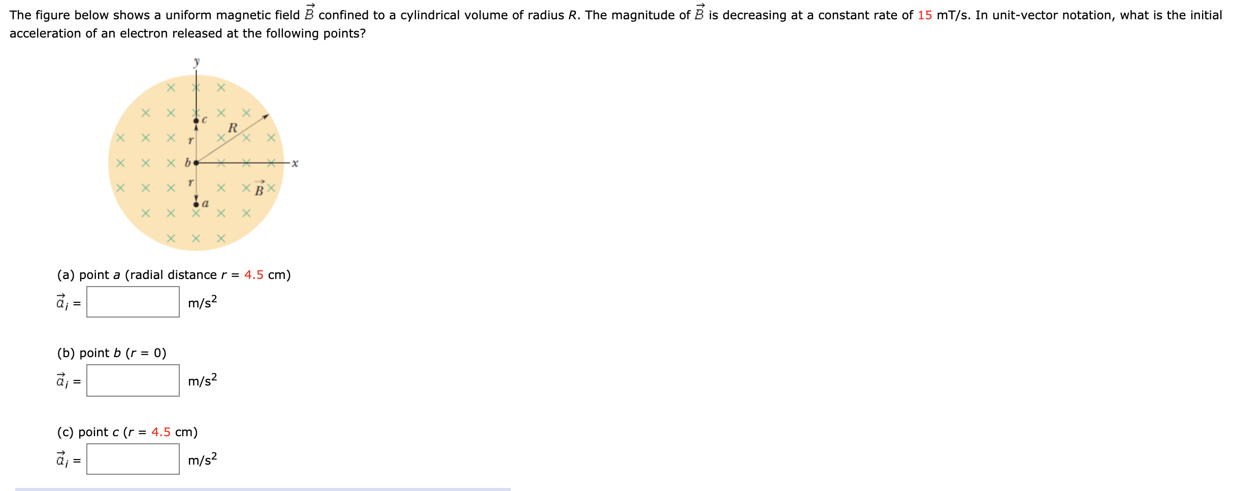 Solved The figure below shows a uniform magnetic field B | Chegg.com