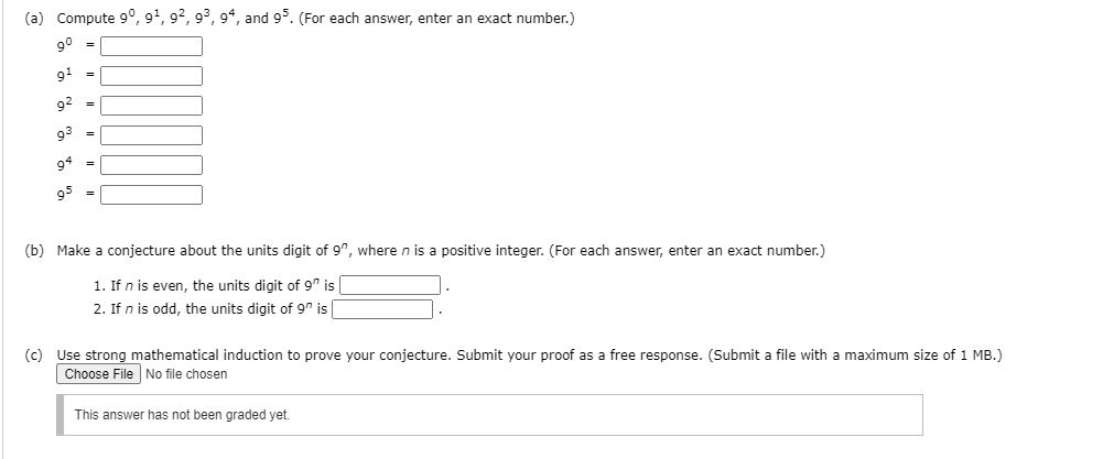 Solved (a) Compute 90, 91, 92, 93, 94, and 95. (For each | Chegg.com