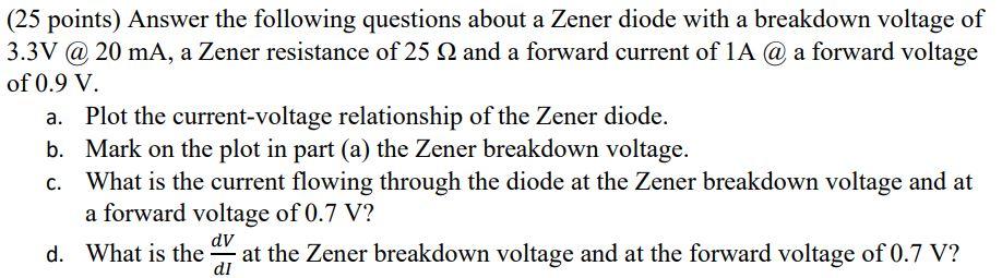 Solved ( 25 points) Answer the following questions about a | Chegg.com