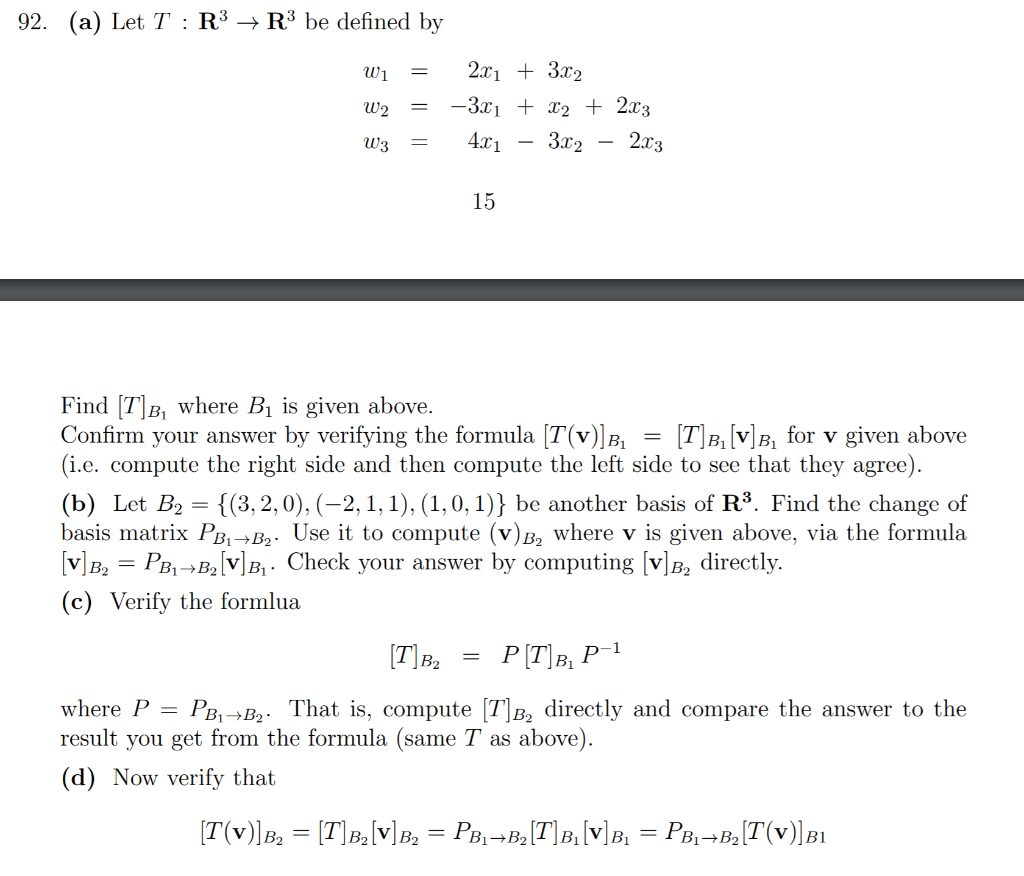 Solved Let B1 = {(1,-1,1),(2,0,1),(-2, 1, 1)} Be A Basis For | Chegg.com