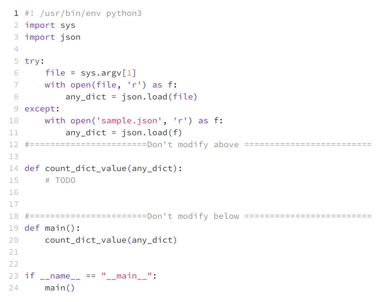 Solved The RHS code contains a dictionary of python builtin | Chegg.com