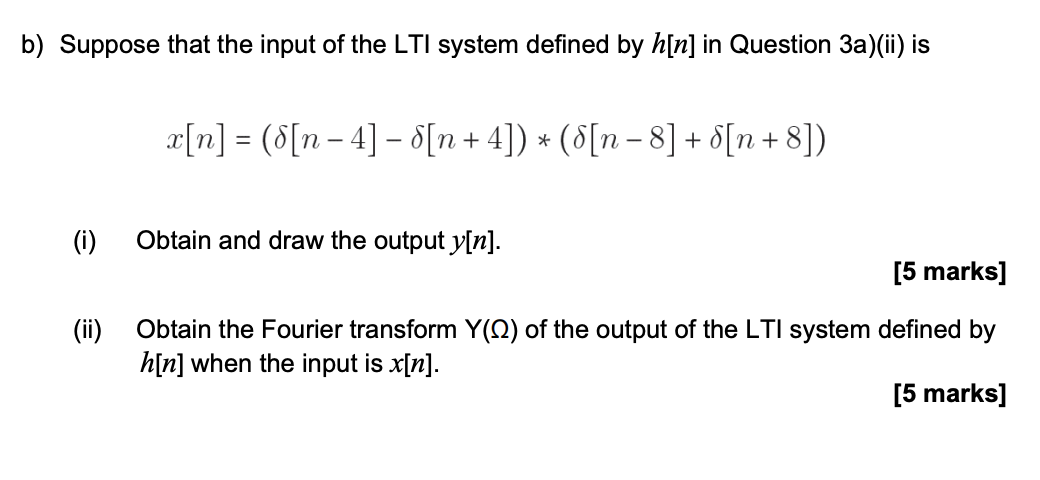 3b) please solve both i, and ii. And for i, if you | Chegg.com