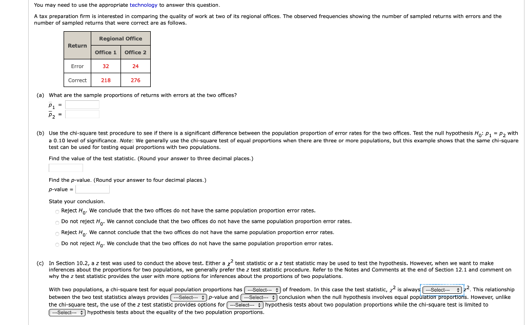 Solved You may need to use the appropriate technology to
