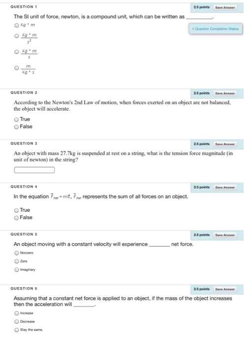 Solved The Si Unit Of Force Is Newton Represented By A Vlrengbr