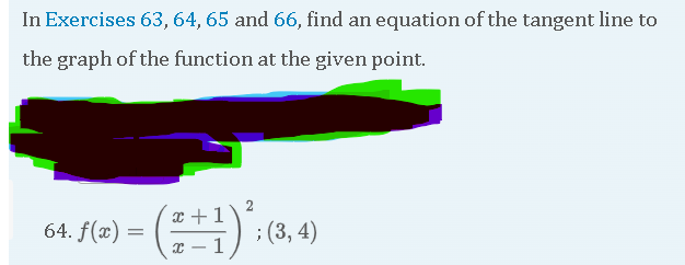 Solved In Exercises 63,64,65 and 66 , find an equation of | Chegg.com