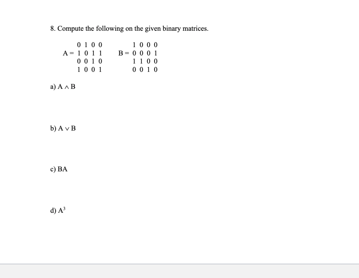 Solved 4. Compute the following summations using the formula | Chegg.com