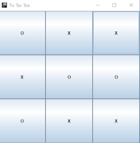 tic tac toe game in java source code