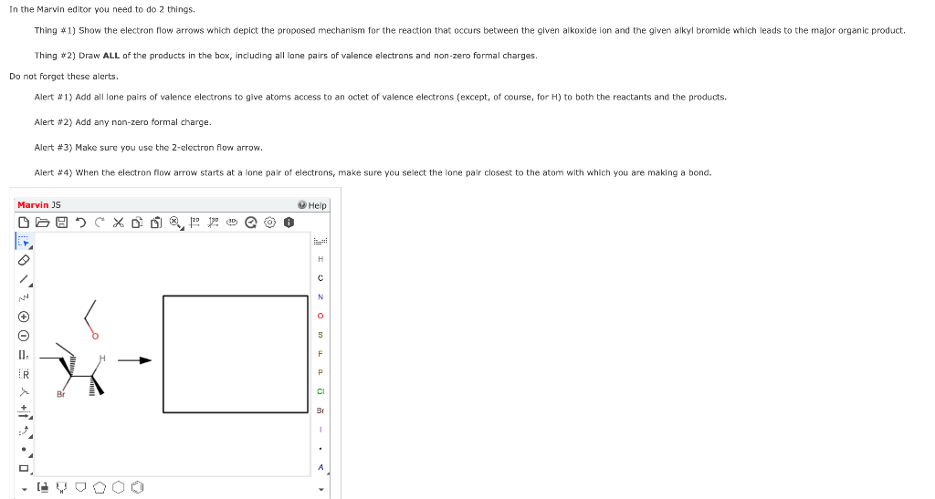 Solved In the Marvin editor you need to do 2 things, Thing | Chegg.com