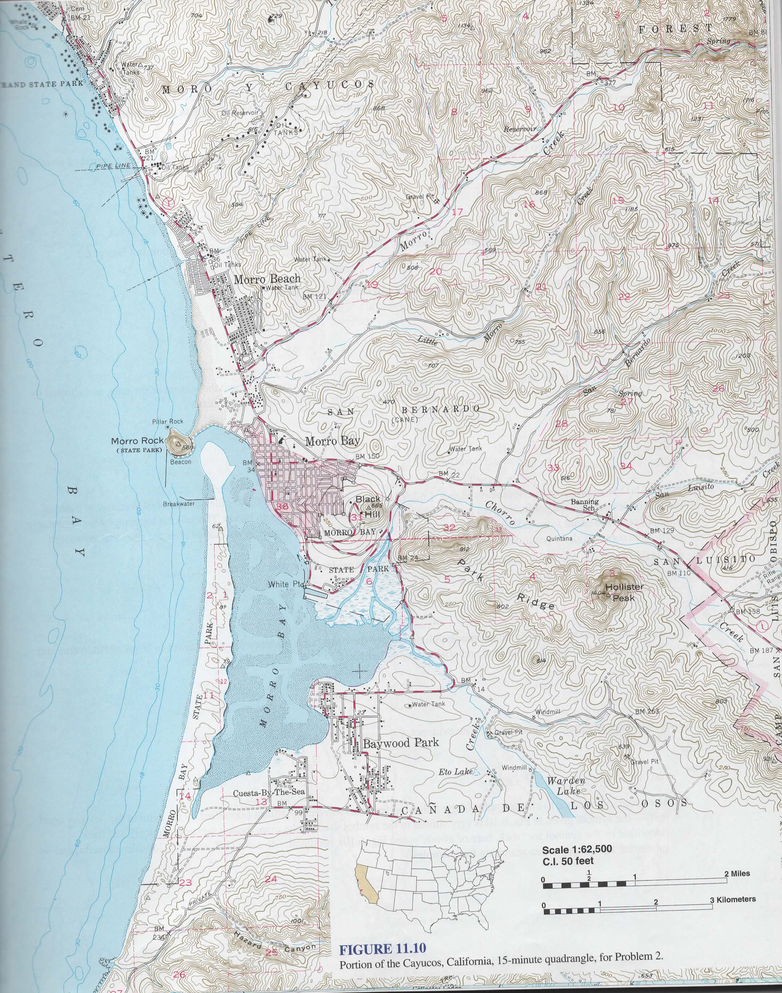 Solved Coastline Geological Features on | Chegg.com