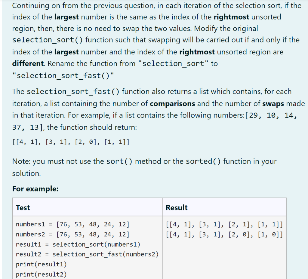 Solved Continuing on from the previous question, in each | Chegg.com
