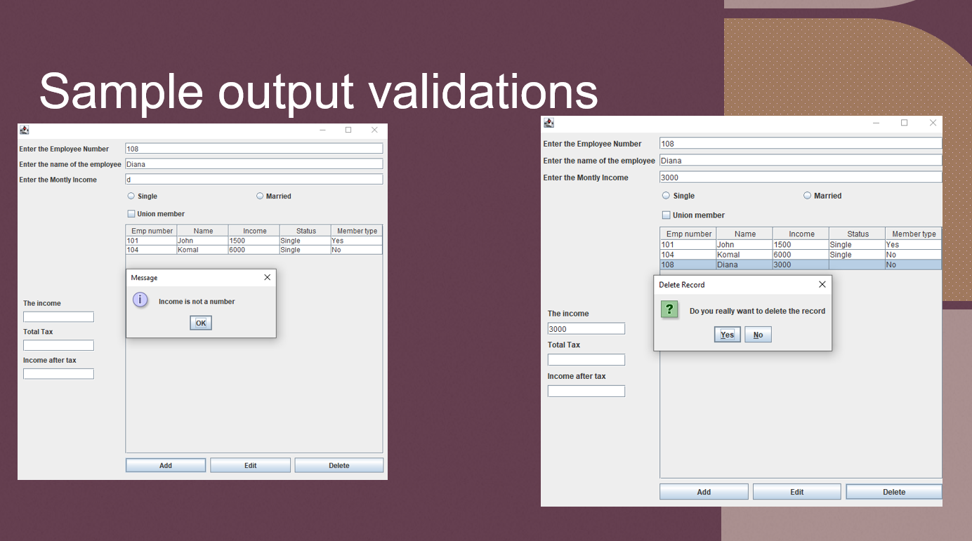 Solved program in java using intellij and xampp all the | Chegg.com