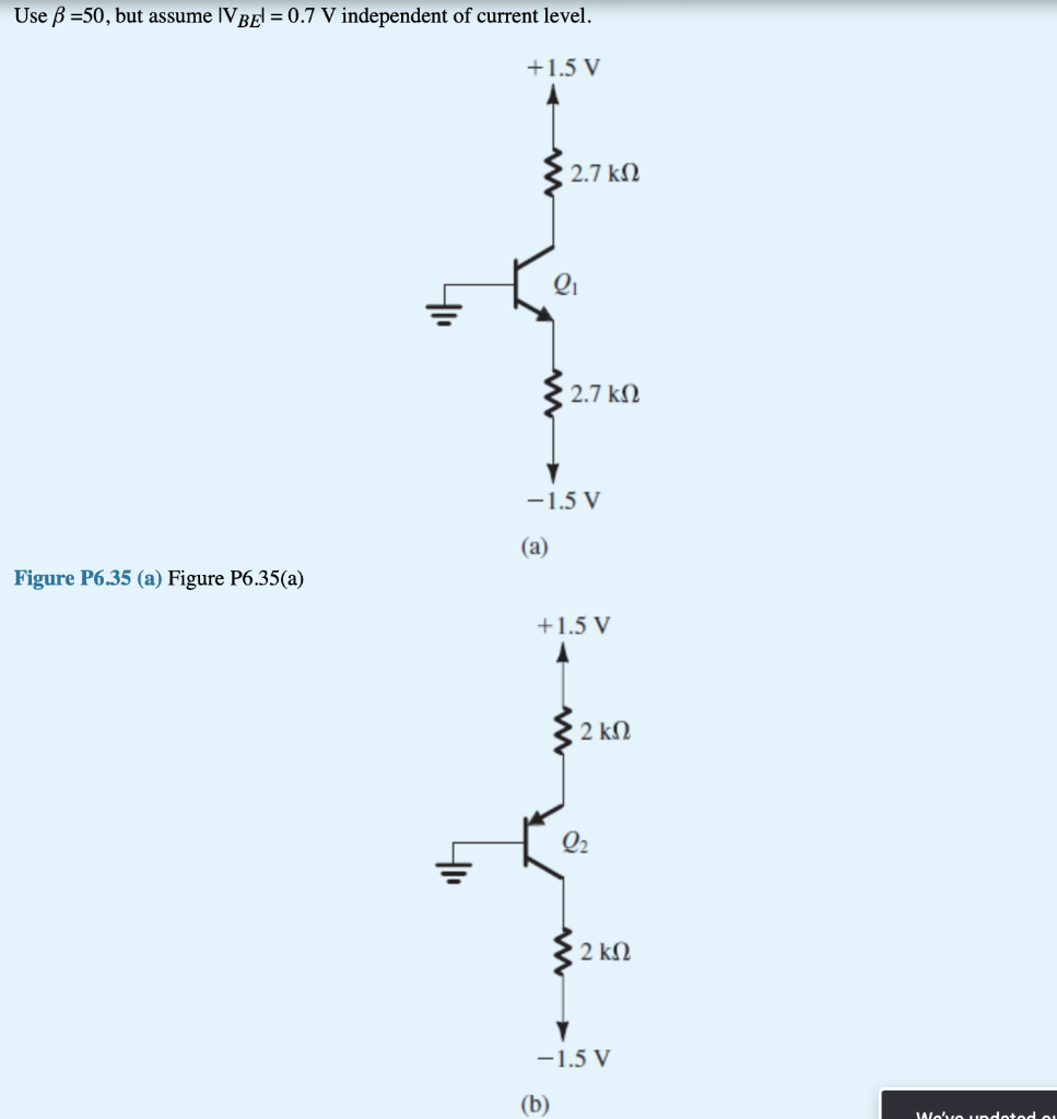 Solved For the circuits shown in Fig. P6.35(a), (b), (c),