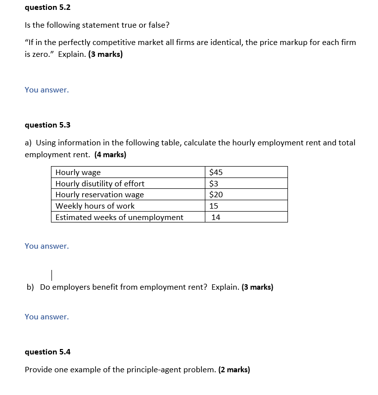 Which Of The Following Statements Is True Of Markets Solved question 5.2 Is the following statement true or | Chegg.com