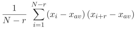 Solved In python, create an autocorrelation function that | Chegg.com