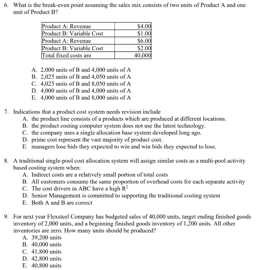 solved-6-what-is-the-break-even-point-assuming-the-sales-chegg