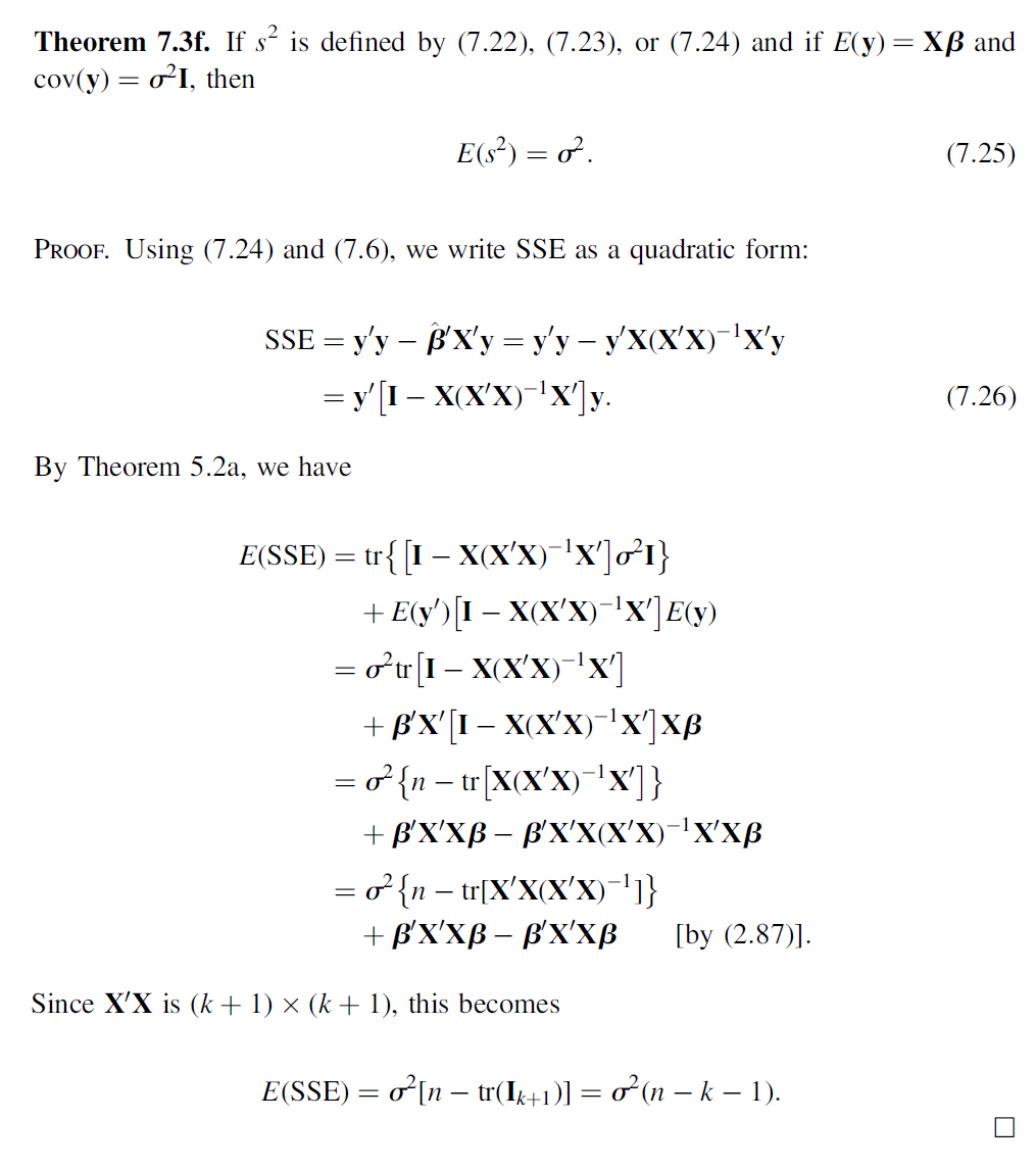 Solved 12 Show That E Sse Oʻ N K 1 As In Theorem Chegg Com