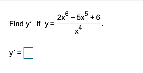 y 5 6x 6