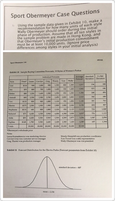 sport obermeyer case study solution excel