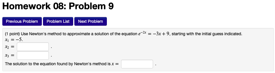 Solved Homework 08: Problem 9 Previous Problem Problem List | Chegg.com