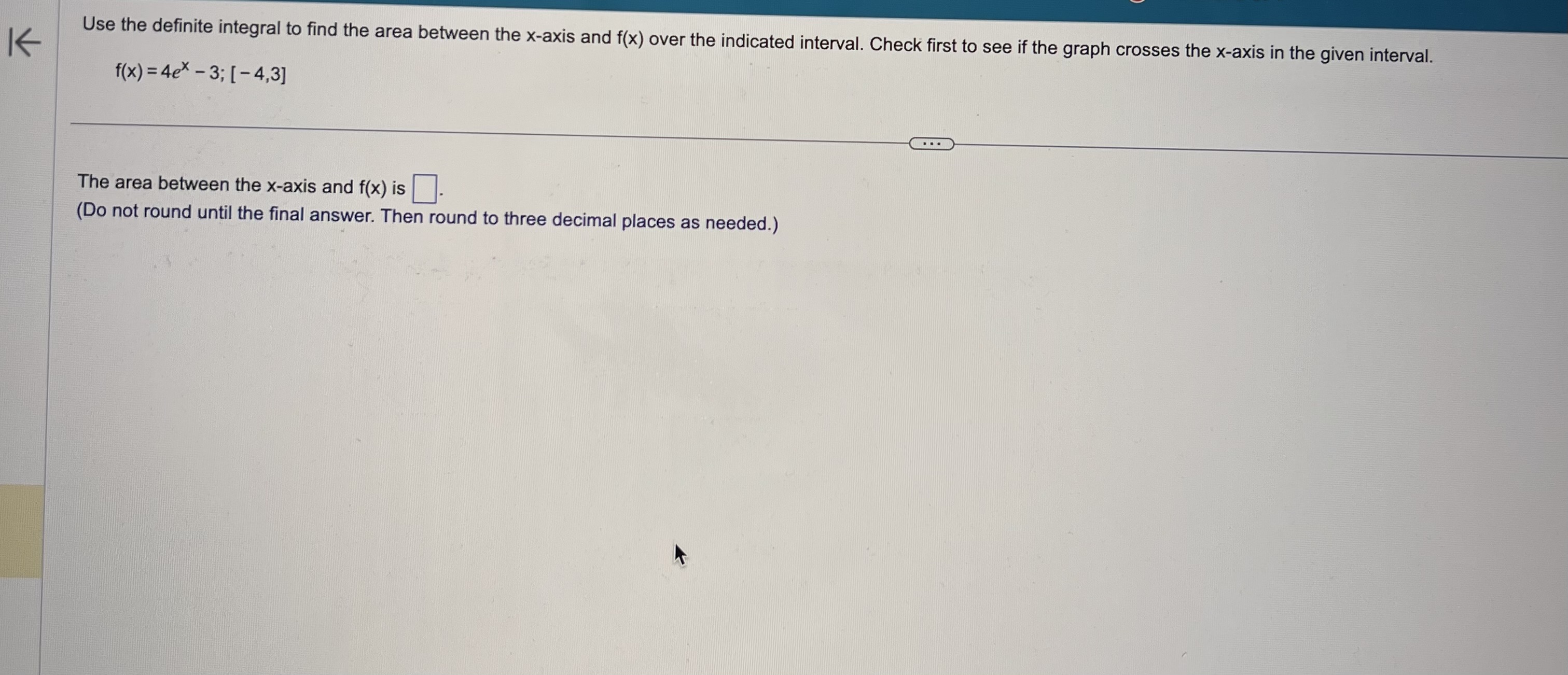 Solved Use the definite integral to find the area between | Chegg.com