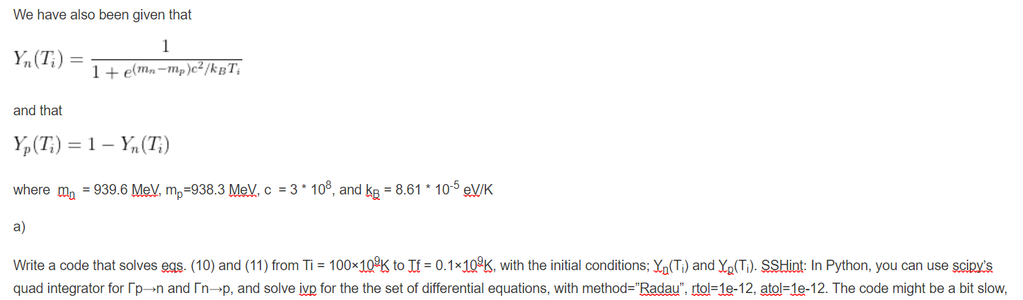 Here we will use python to solve two differential | Chegg.com