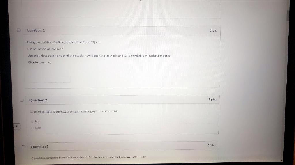 Solved Question 1 1 pts Using the table at the link | Chegg.com