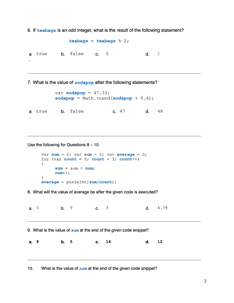 Solved MULTIPLE CHOICE 1. Which of the following give the