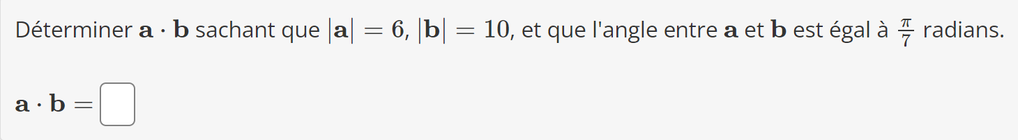 Solved Determine A X B Given That |a|=6, |b|=10, ﻿and That | Chegg.com