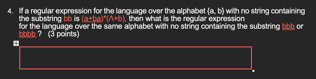 Solved If A Regular Expression For The Language Over The | Chegg.com