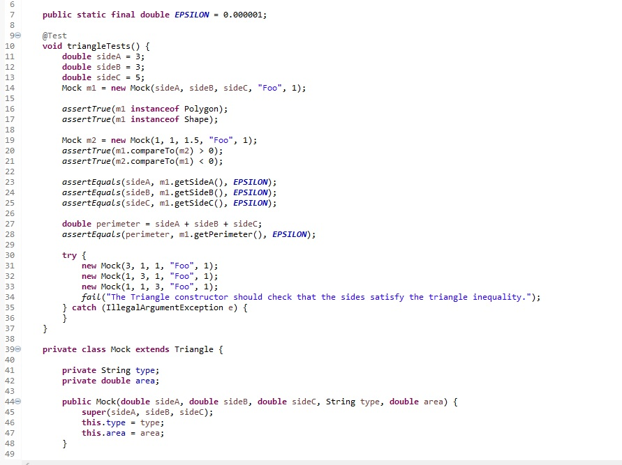 Triangle.java Polygon.java Trapezoid.java | Chegg.com