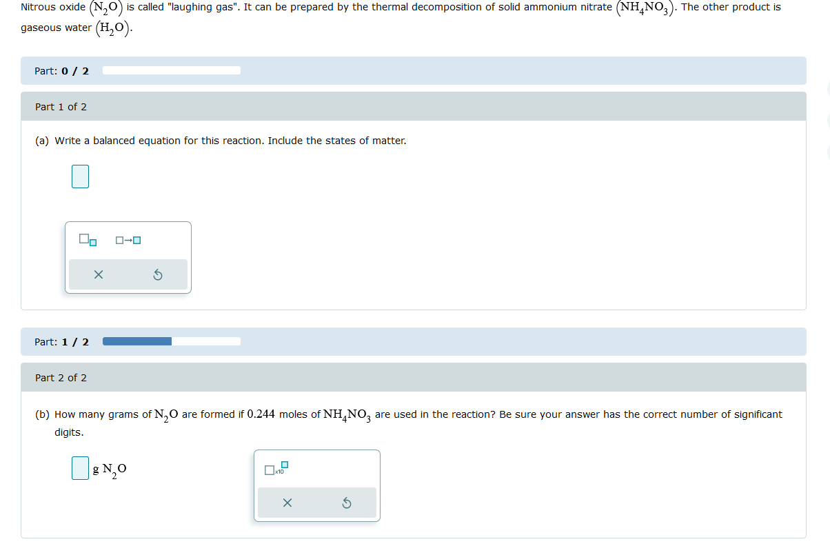 Solved Nitrous oxide (N20) is called "laughing gas". It can