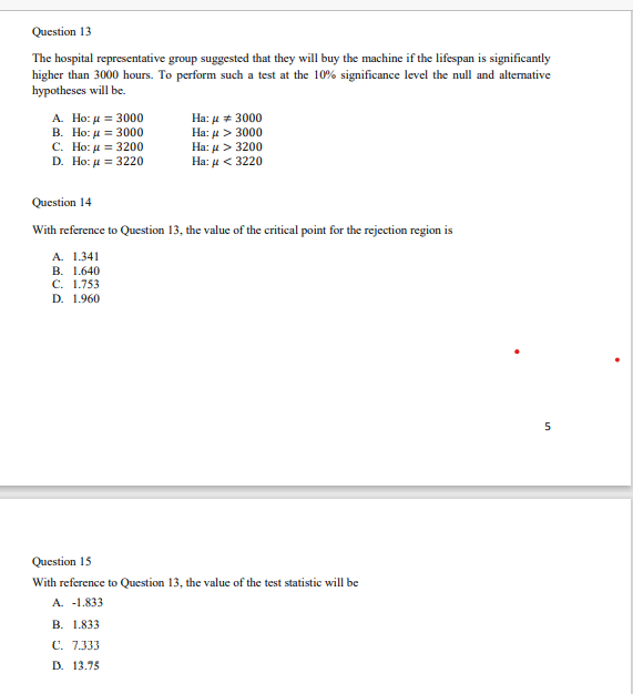 Solved Questions 12 to 15 are based on the following | Chegg.com