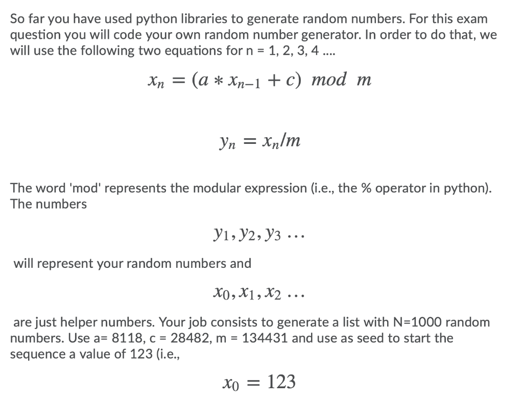 Solved So Far You Have Used Python Libraries To Generate Chegg Com