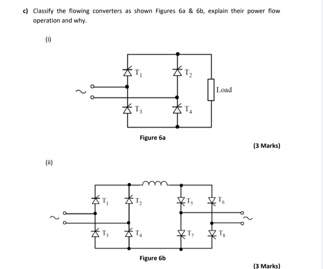 Solved c) Classify the flowing converters as shown Figures | Chegg.com