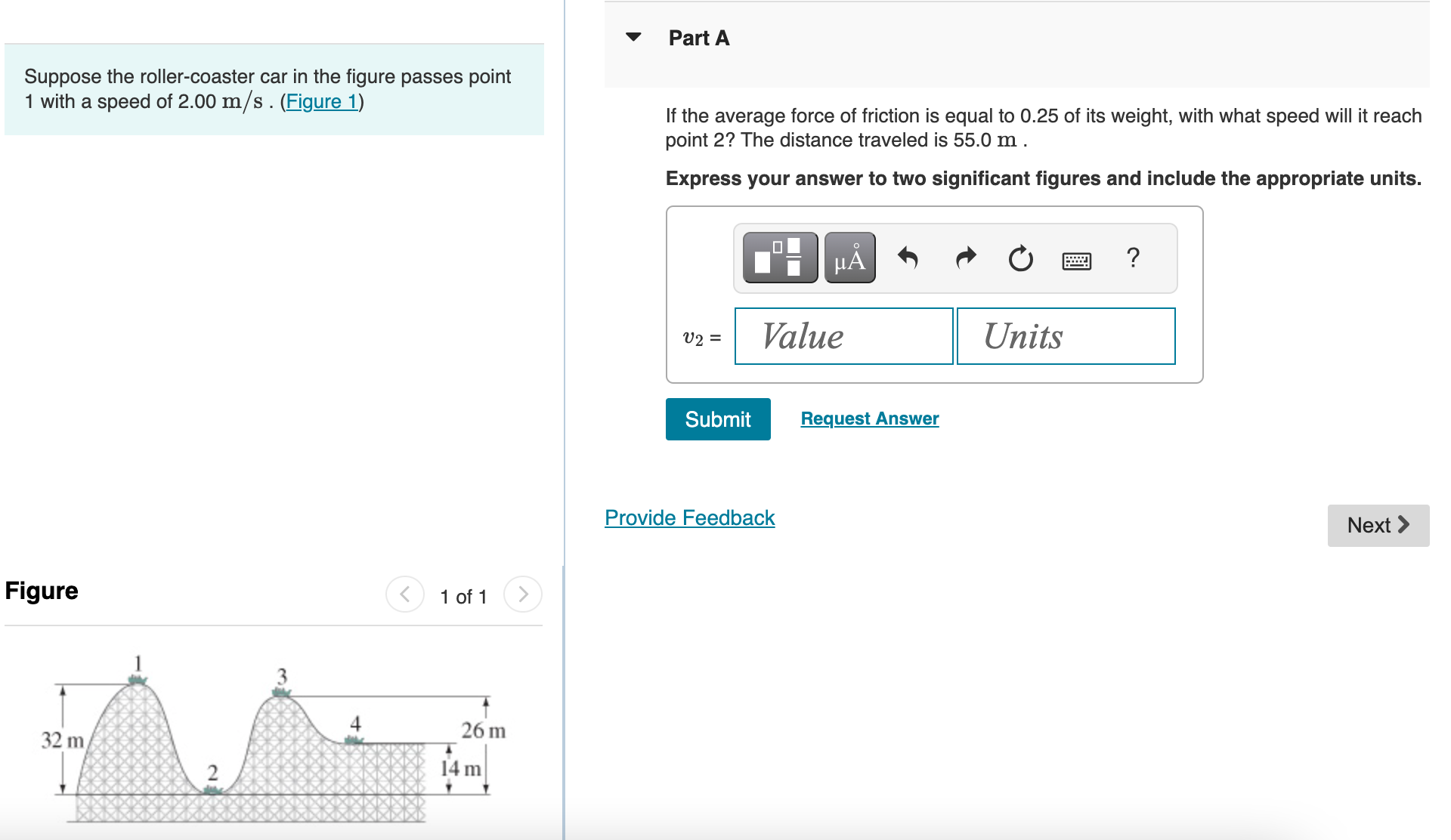 Solved Suppose the roller coaster car in the figure passes Chegg