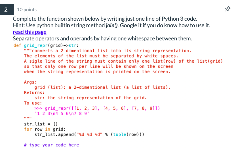 Solved N 10 points Complete the function shown below by | Chegg.com