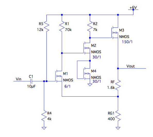Consider the amplifier in Figure 1. Consider the | Chegg.com