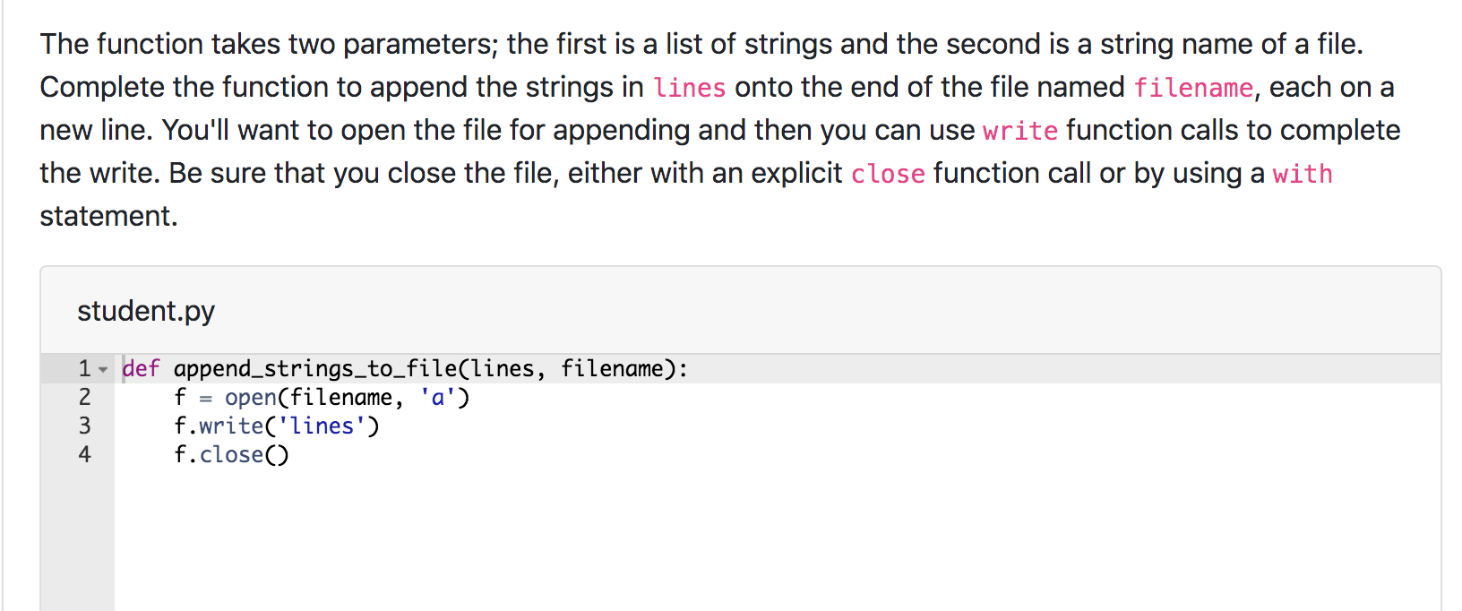 Solved The Function Takes Two Parameters; The First Is A | Chegg.com