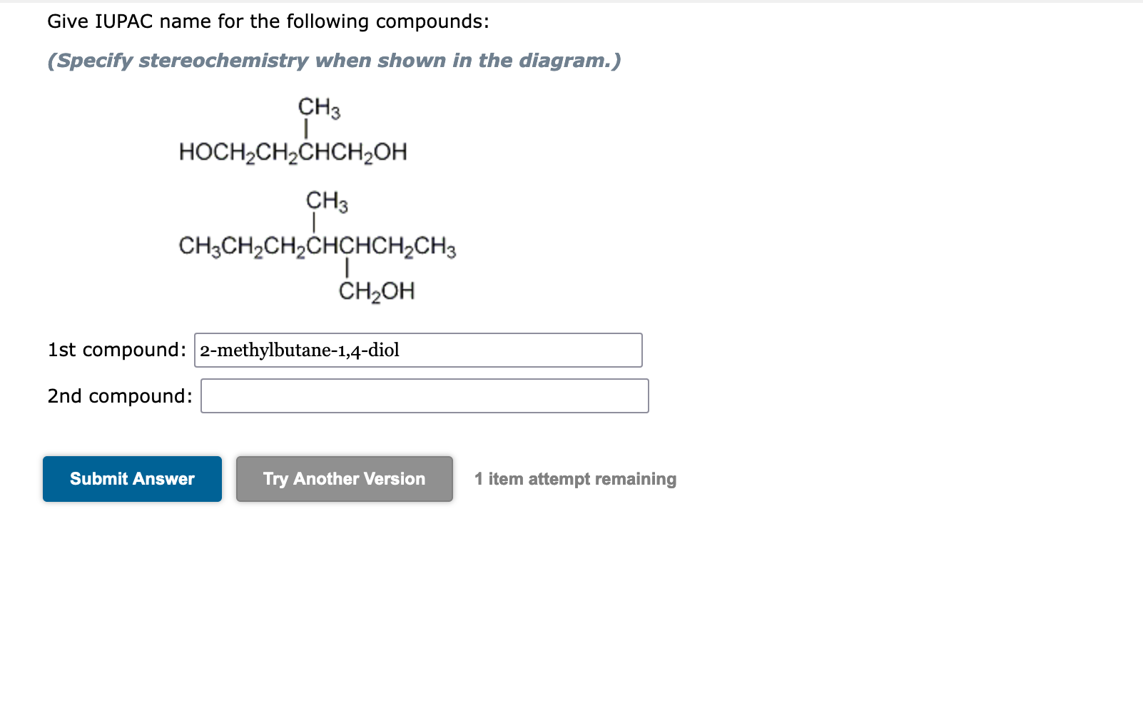 [Solved] Give IUPAC name for the following compounds (Sp