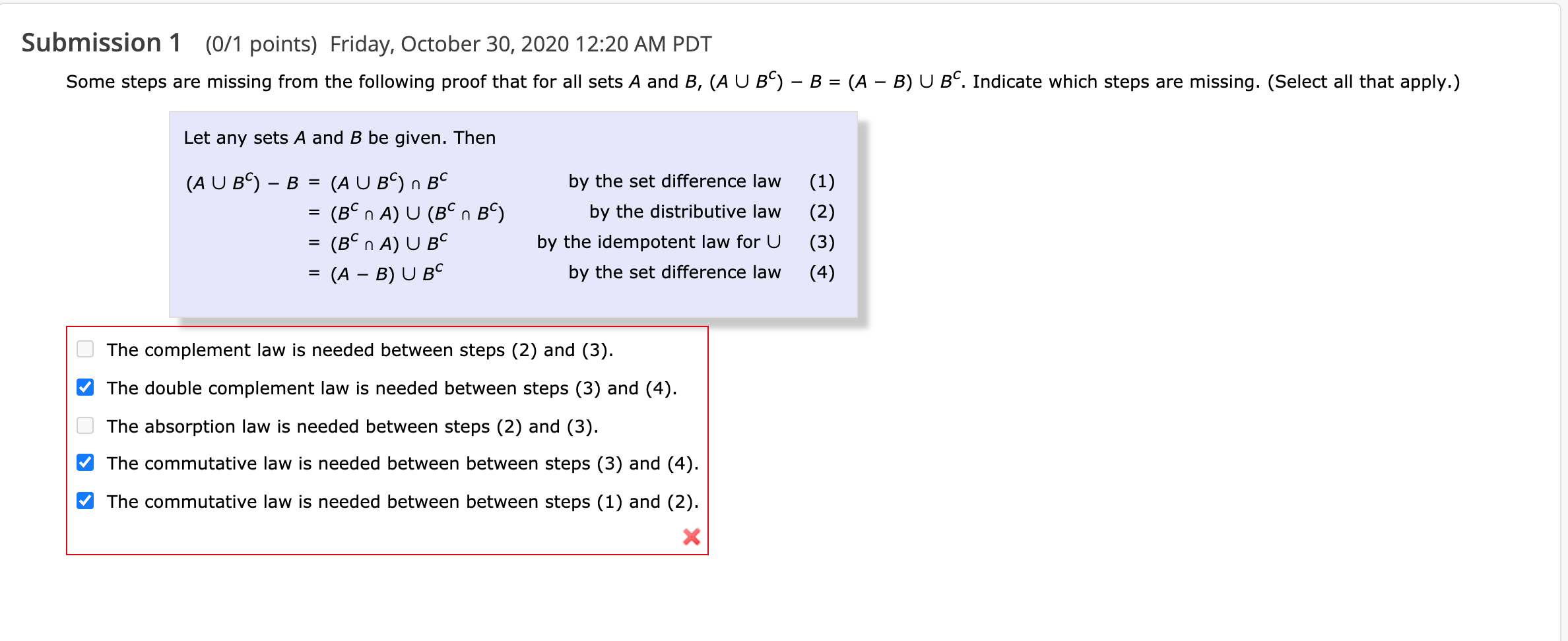 30 Points! Does anyone know what I am missing at the beginning of