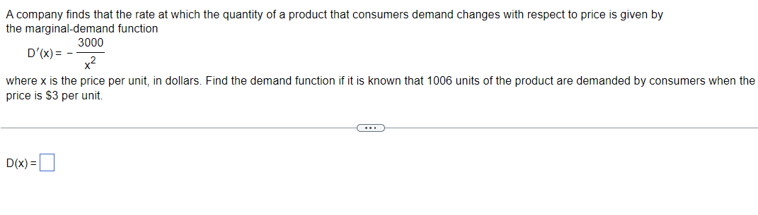 Solved A company finds that the rate at which the quantity | Chegg.com