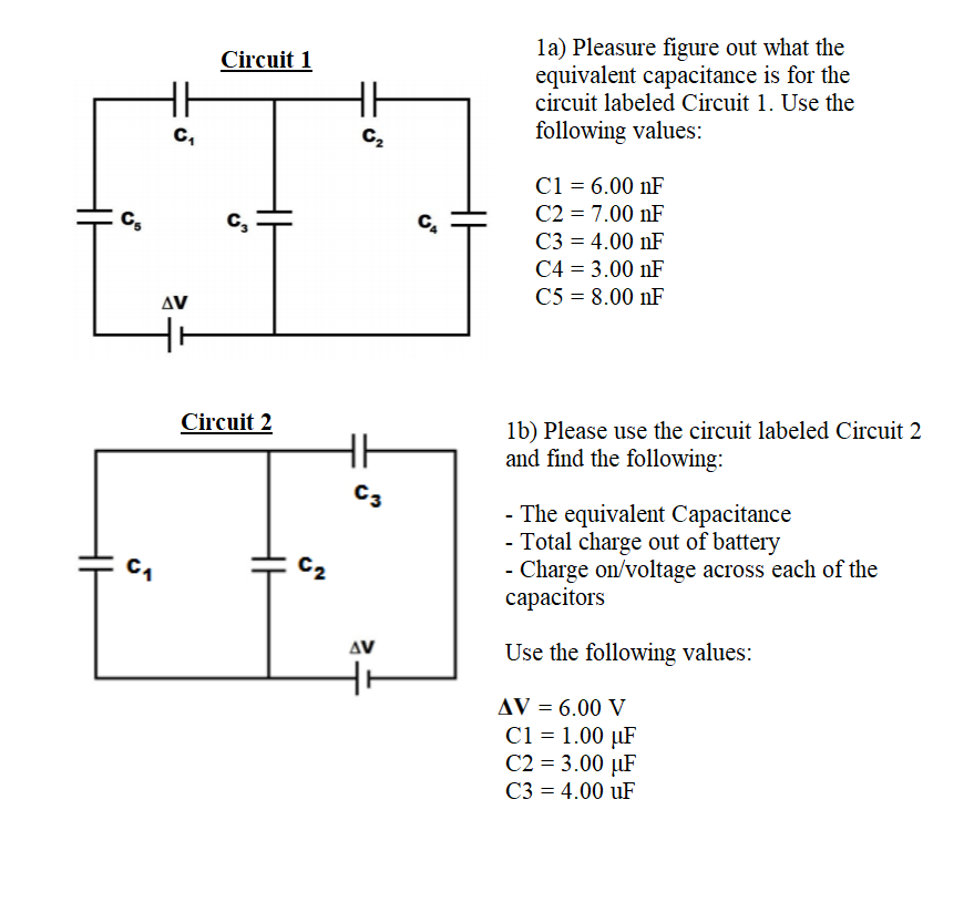 Solved Circuit 1 HH H la) Pleasure figure out what the | Chegg.com