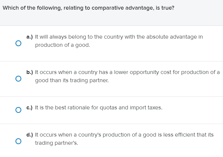 solved-which-of-the-following-relating-to-comparative-chegg