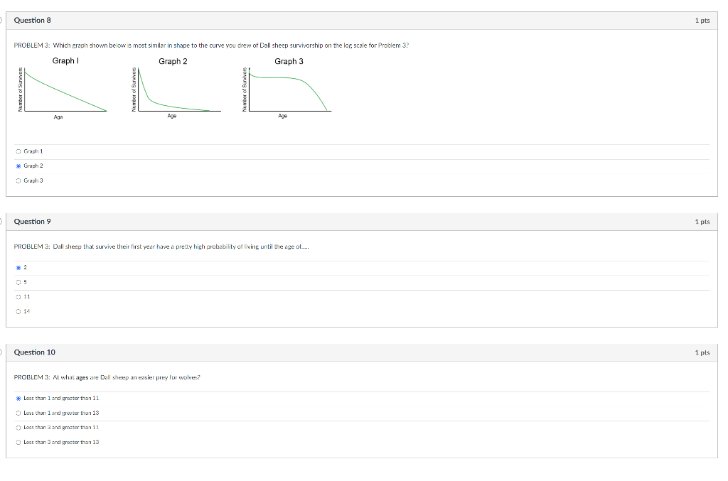 Solved PROBLEM 3 The data in the life table below show the | Chegg.com