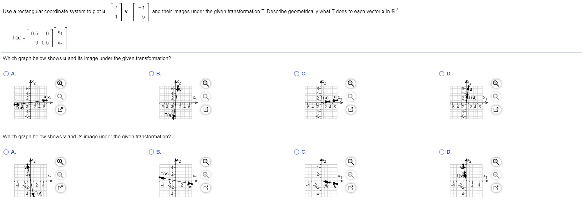 Solved Use a rectangular coordinate system to plot u = | Chegg.com