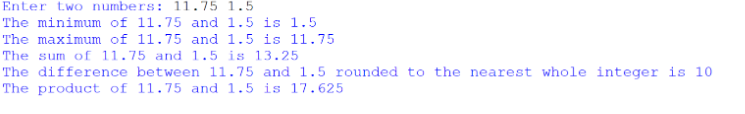 Solved Create a Python program that reads two numbers at one | Chegg.com image.