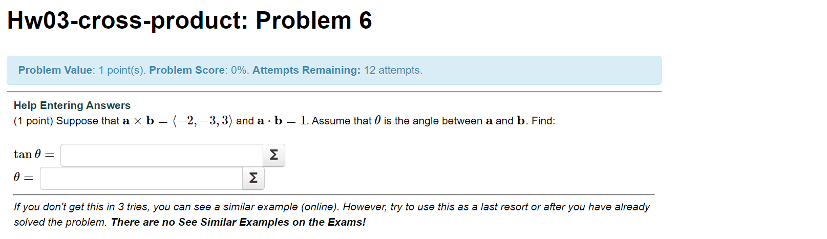 Solved Help Entering Answers (1 Point) Suppose That | Chegg.com