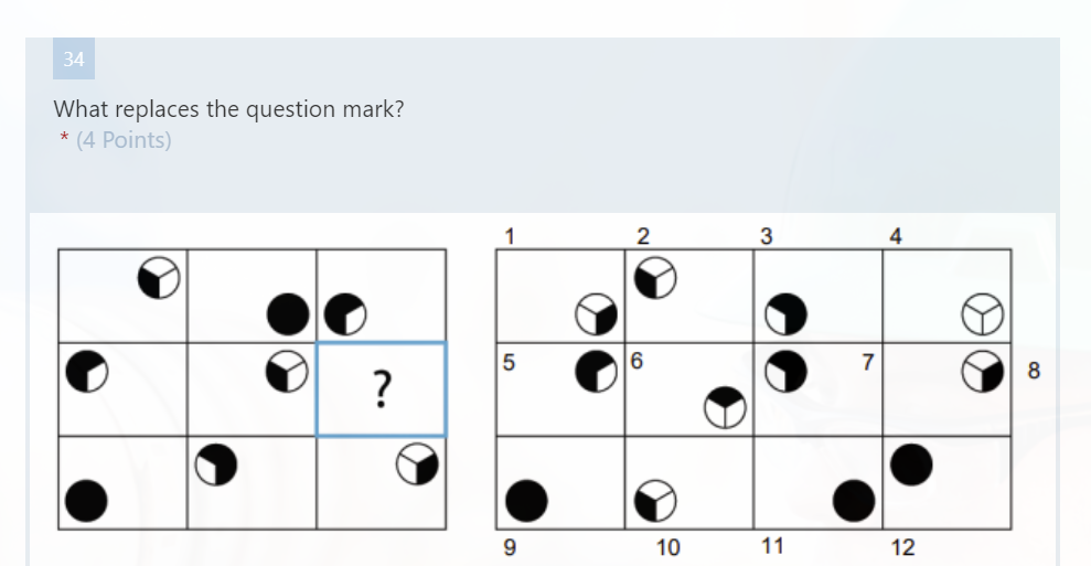 Solved a) 1 b) 2 c) 3 d) 4 e) 5 f) 6 g) 7 h) 8 i)