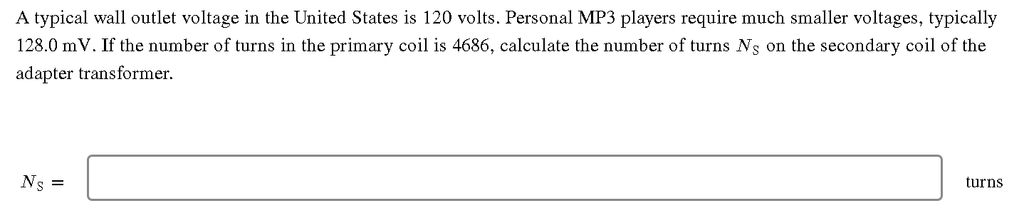 Solved A Typical Wall Outlet Voltage In The United States Is Chegg Com   PhpEJO4CI