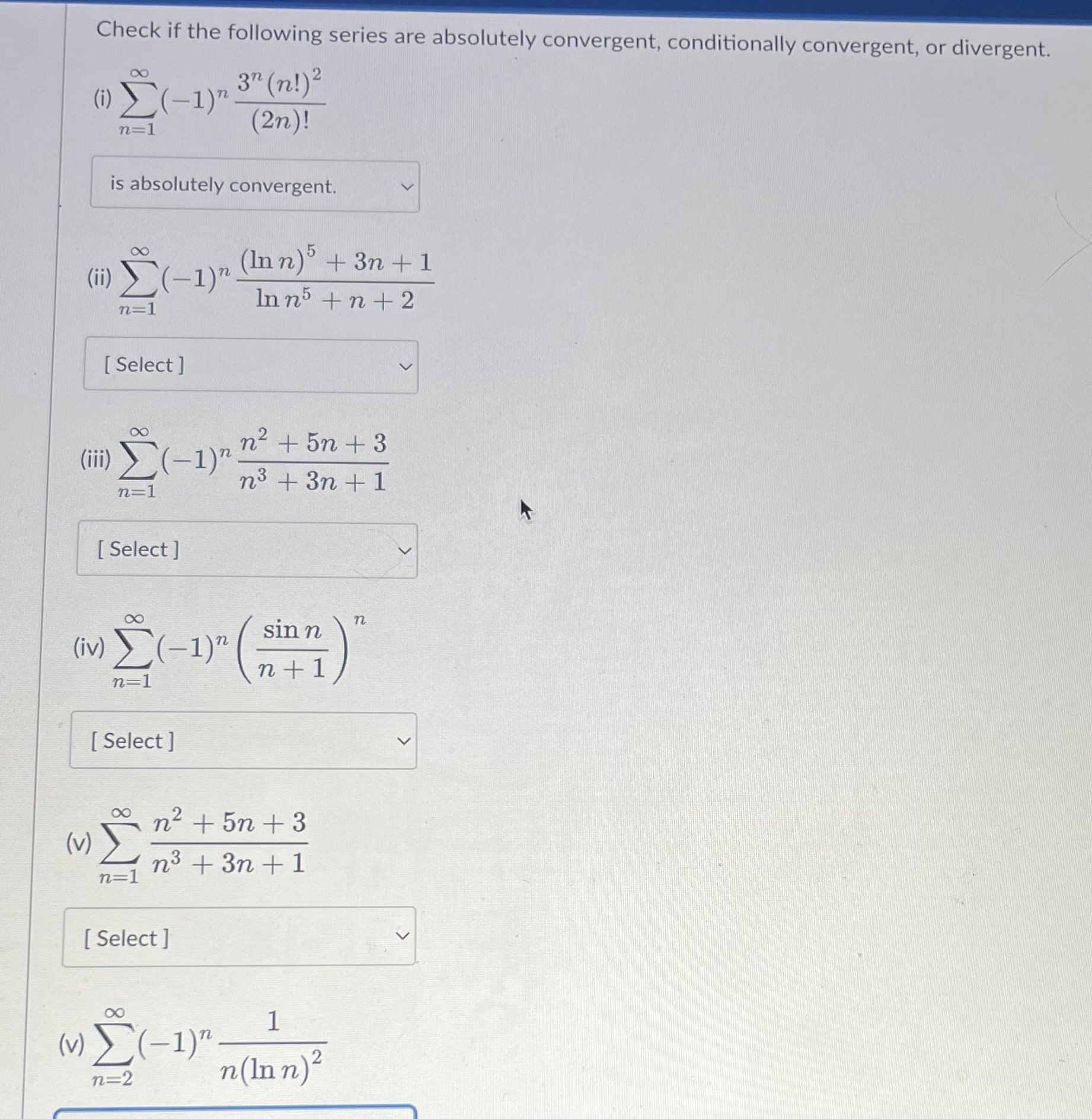 solved-check-if-the-following-series-are-absolutely-chegg